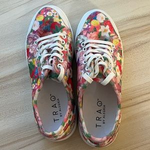 Floral sneakers